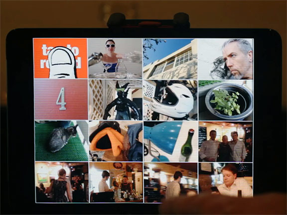 An iPad displaying the Scrub Video app